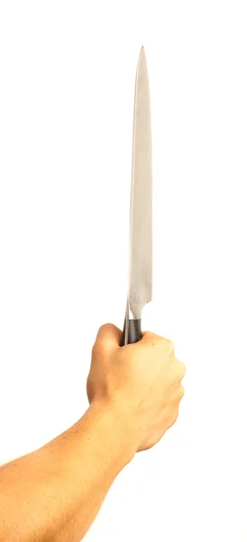 Hand and knife — Stock Photo, Image