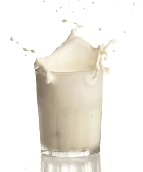 Splash of milk from the glass — Stock Photo © Valentyn_Volkov #5347100