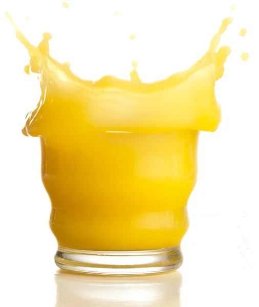 Orange juice splash — Stock Photo, Image