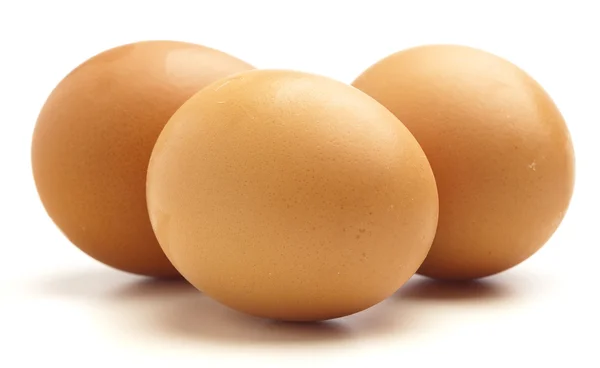 Eier stapeln sich — Stockfoto