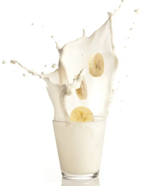 Mjölk stänk — Stockfoto