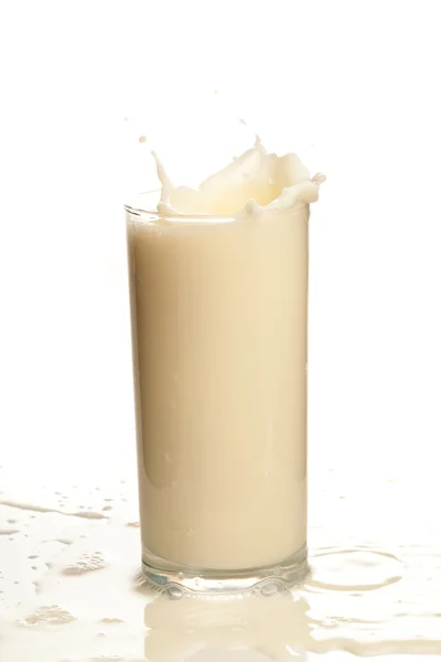 Vidrio de leche — Foto de Stock