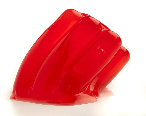 Gelatina vermelha — Fotografia de Stock