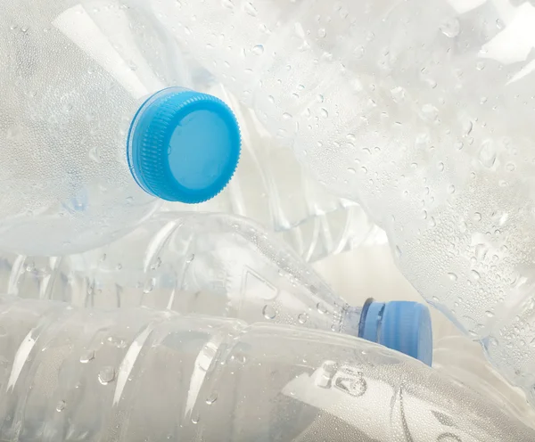 Bottiglie di plastica — Foto Stock