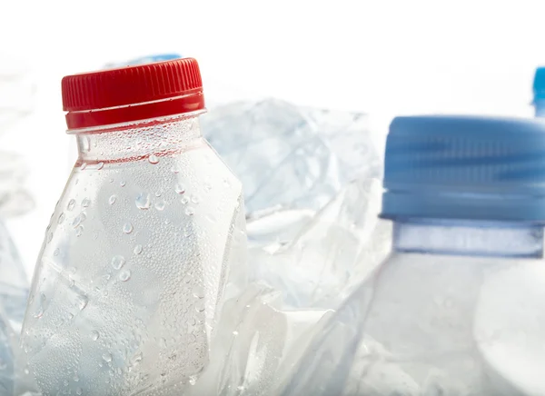 Пластикові пляшки — стокове фото