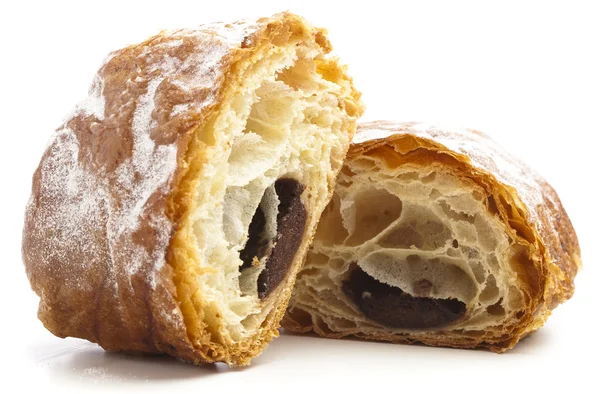 ช็อคโกแลตขนมปังชิ้น — ภาพถ่ายสต็อก