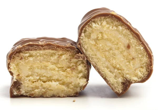 Chocolade broodje segmenten — Stockfoto