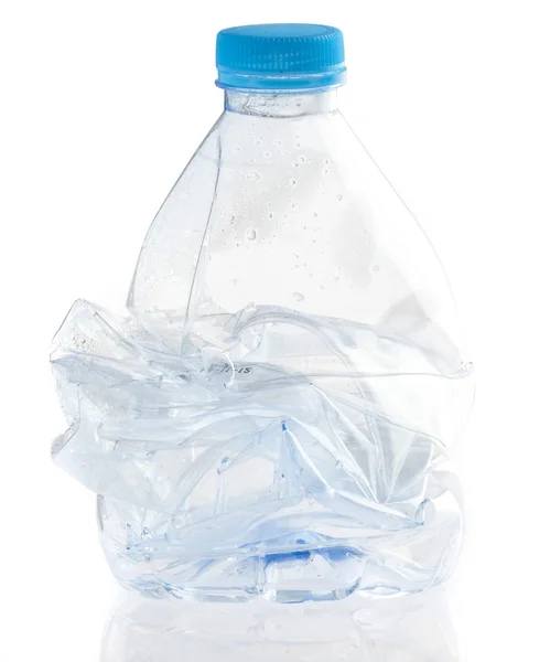 Crushed bottle — Stock Photo, Image
