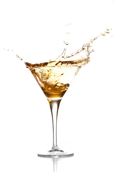 Golden cocktail — Stock Photo, Image