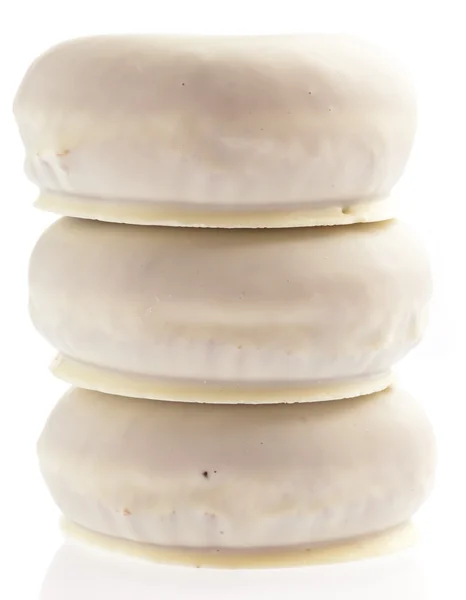 Witte donut — Stockfoto
