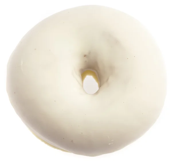 Пончик на білому тлі — стокове фото