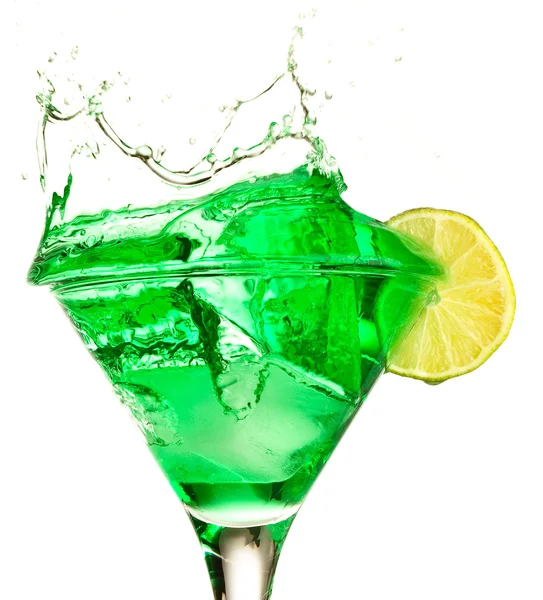 Zelený koktejl — Stock fotografie