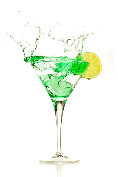 Зелений коктейль — стокове фото