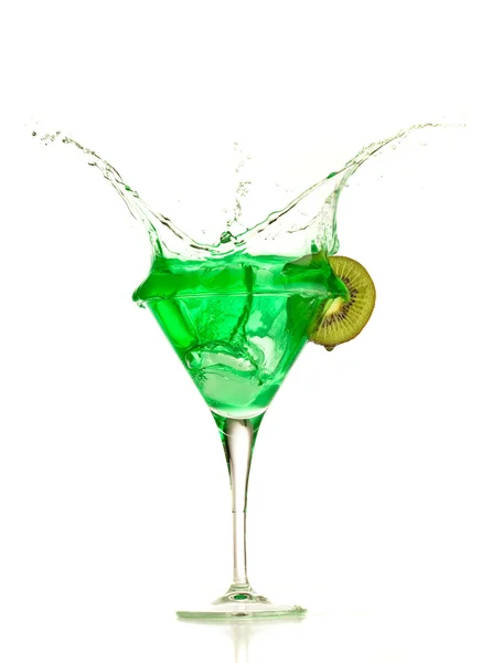 Зелений коктейль — стокове фото