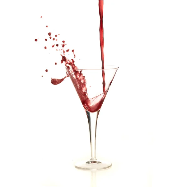 stock image Wine splash