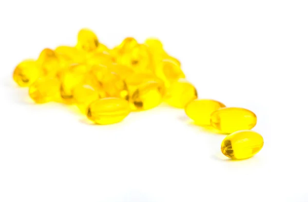 黄色い丸薬 — ストック写真
