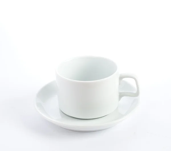 Tasse auf einem Teller — Stockfoto
