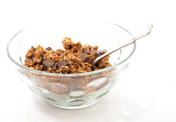 Cereals with chocolate — Stock Photo, Image