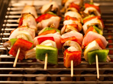 Brochette grill clipart