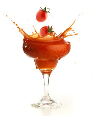 Tomato splash clipart