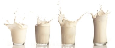 Milk splash clipart