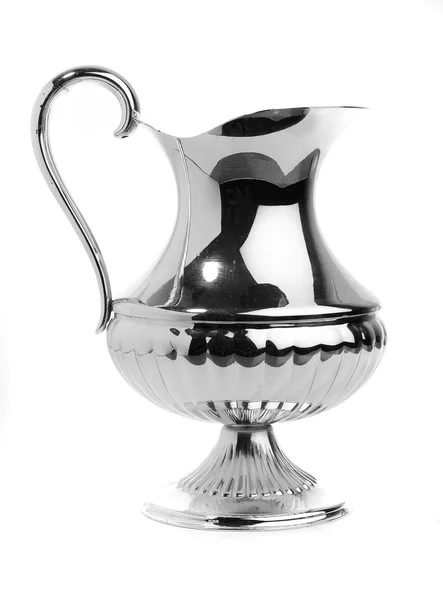 Silver pitcher — Stock Photo, Image