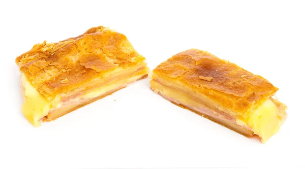 Ham and cheese pastry — Stock Photo, Image