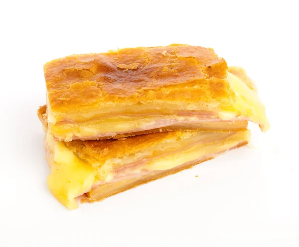 Pastelería de jamón y queso — Foto de Stock