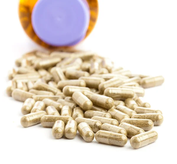Valeriana pílulas — Fotografia de Stock