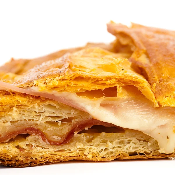 Ciasto ser szynka — Zdjęcie stockowe