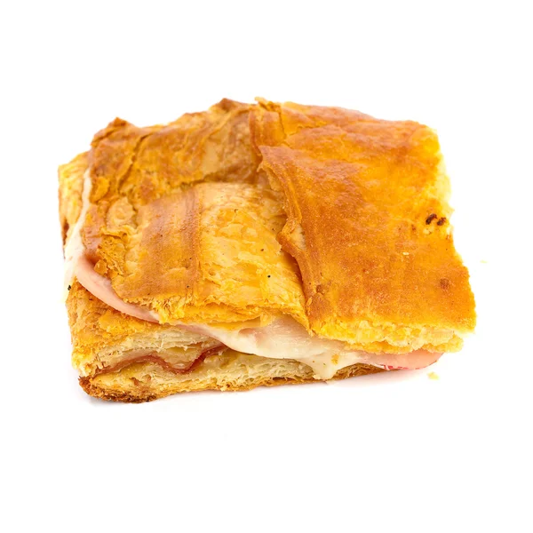 Chleba šunka a sýr — Stock fotografie