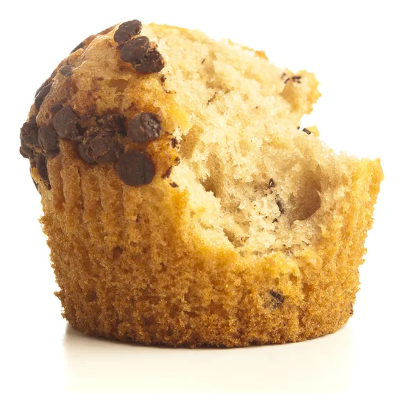 Kousnutí muffin — Stock fotografie