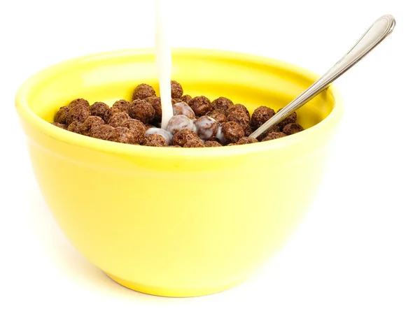Chocolate cereals cup — Stock Photo, Image