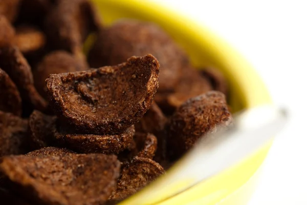 Chocolate cereals breakfast — Stock Photo, Image