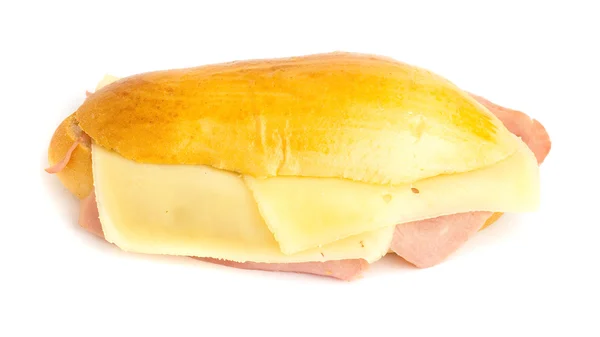 Chleba šunka a sýr — Stock fotografie