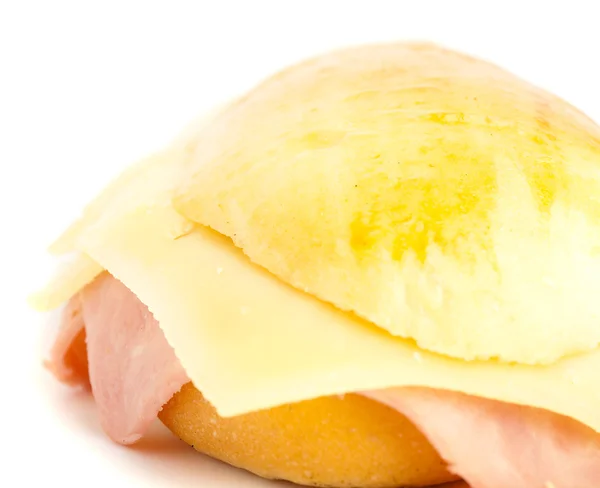 Ham and cheese bread — Stock Photo, Image
