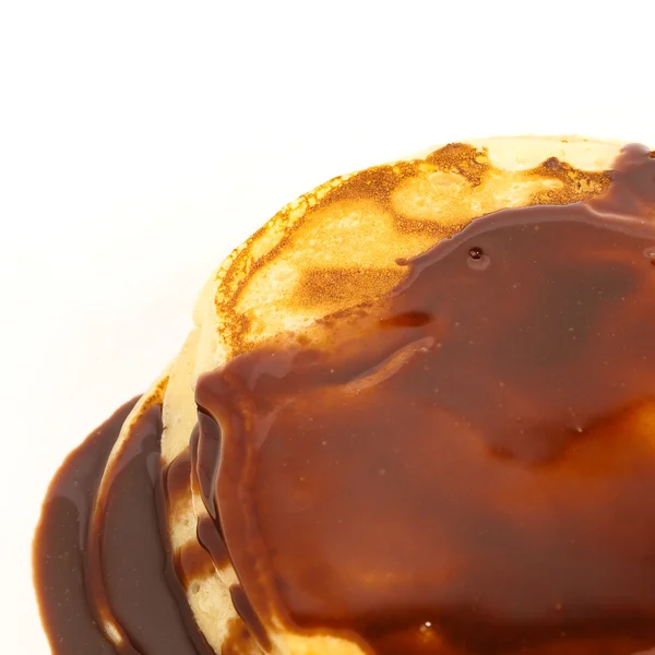 チョコレートのパンケーキ — ストック写真