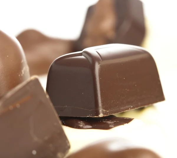 Verjaardag chocolade — Stockfoto