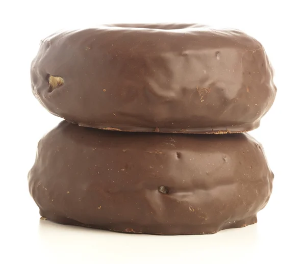 Шоколад пончики — стокове фото