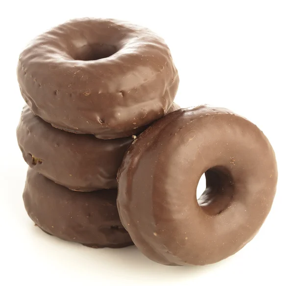 Çikolatalı donuts — Stok fotoğraf