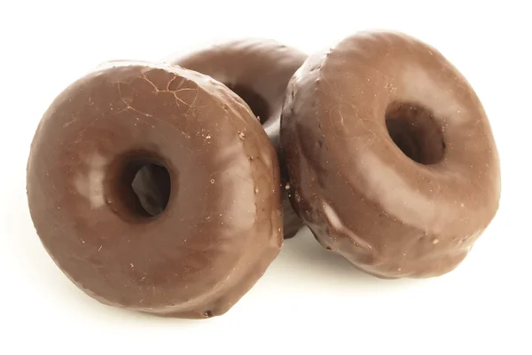 Donuts de chocolate — Fotografia de Stock