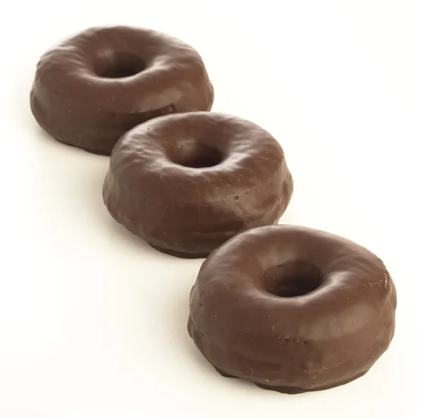 巧克力甜甜圈 — 图库照片