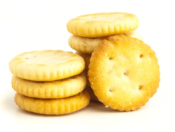 Salt biscuit — Stock Photo, Image