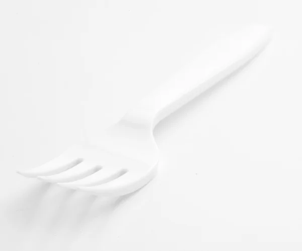 Fourchette en plastique — Photo