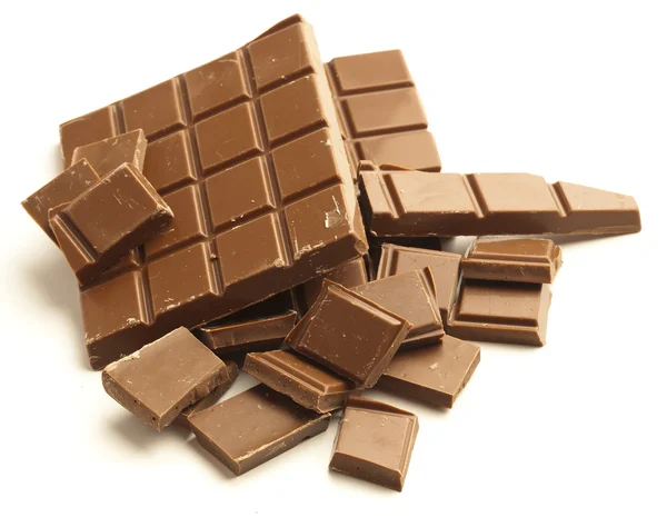 Chocolate pieces — Stock Photo, Image