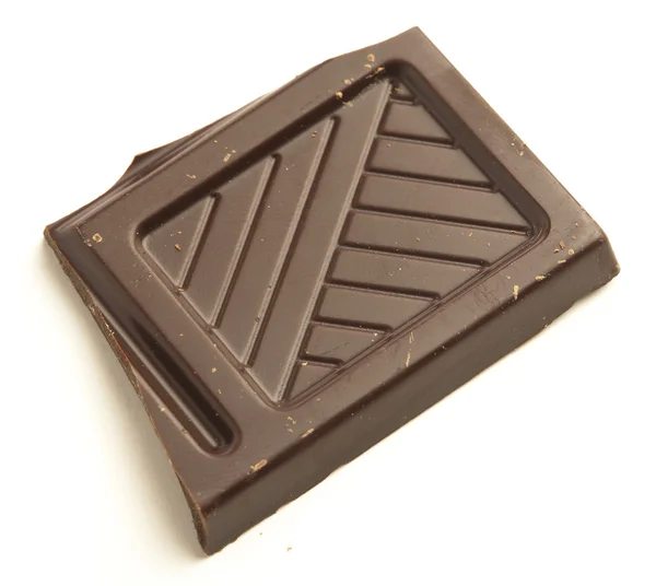 Темний шоколад штук — стокове фото