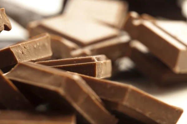 Chocolate pieces — Stock Photo, Image