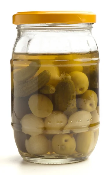 Canned olives — Stock Photo, Image