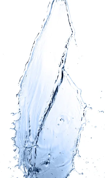 Beyaz bir arka plan üzerinde izole su sıçrama — Stok fotoğraf