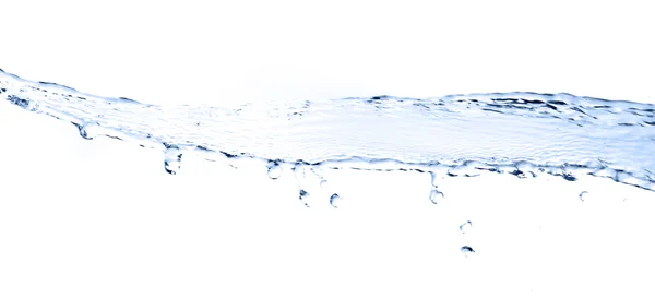Salpicos de água isolados sobre um fundo branco — Fotografia de Stock